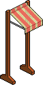 Habbo Raros Toldo Vermelho